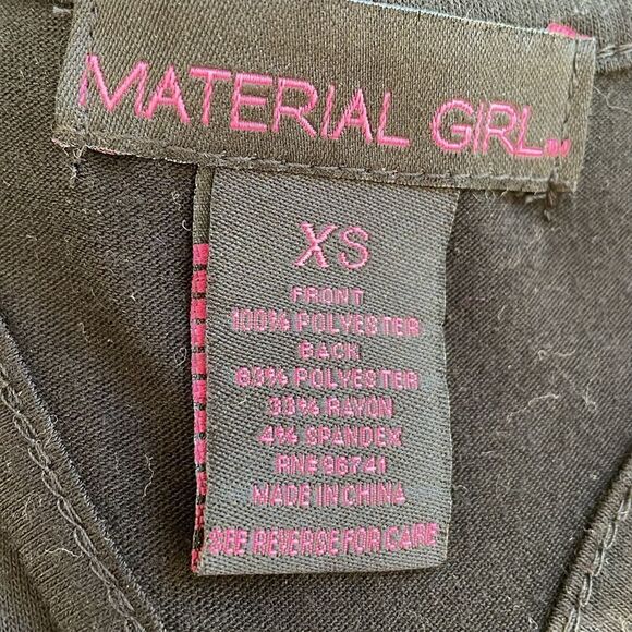 Black sequins racer back tank top by Material Girl size XS - Picture 6 of 6